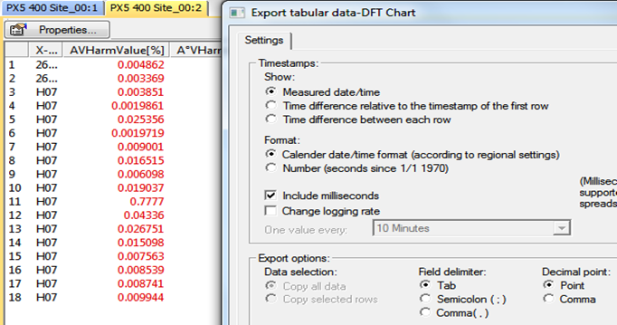 Harmonics analysis using PX-5-400 and DV6_figure3