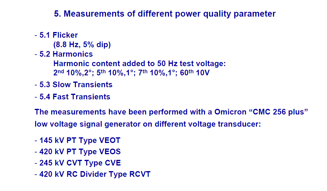 Instrument transformer for measuring power quality_slide21