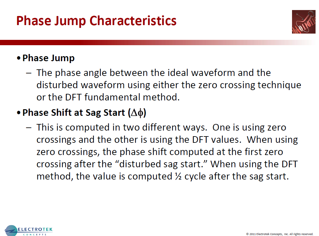 Characterizing Voltage Sag Waveforms using IEEE P1159.2 Algorithms_28