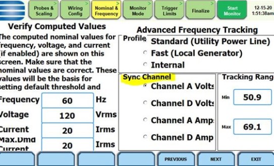 Frequency measurement Dranetz instruments_2
