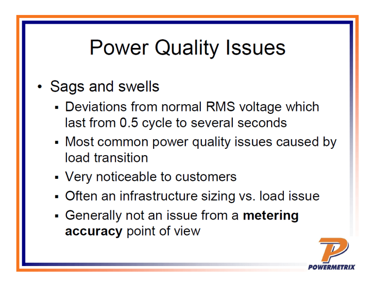 Power Quality in Metering – Power Quality Blog