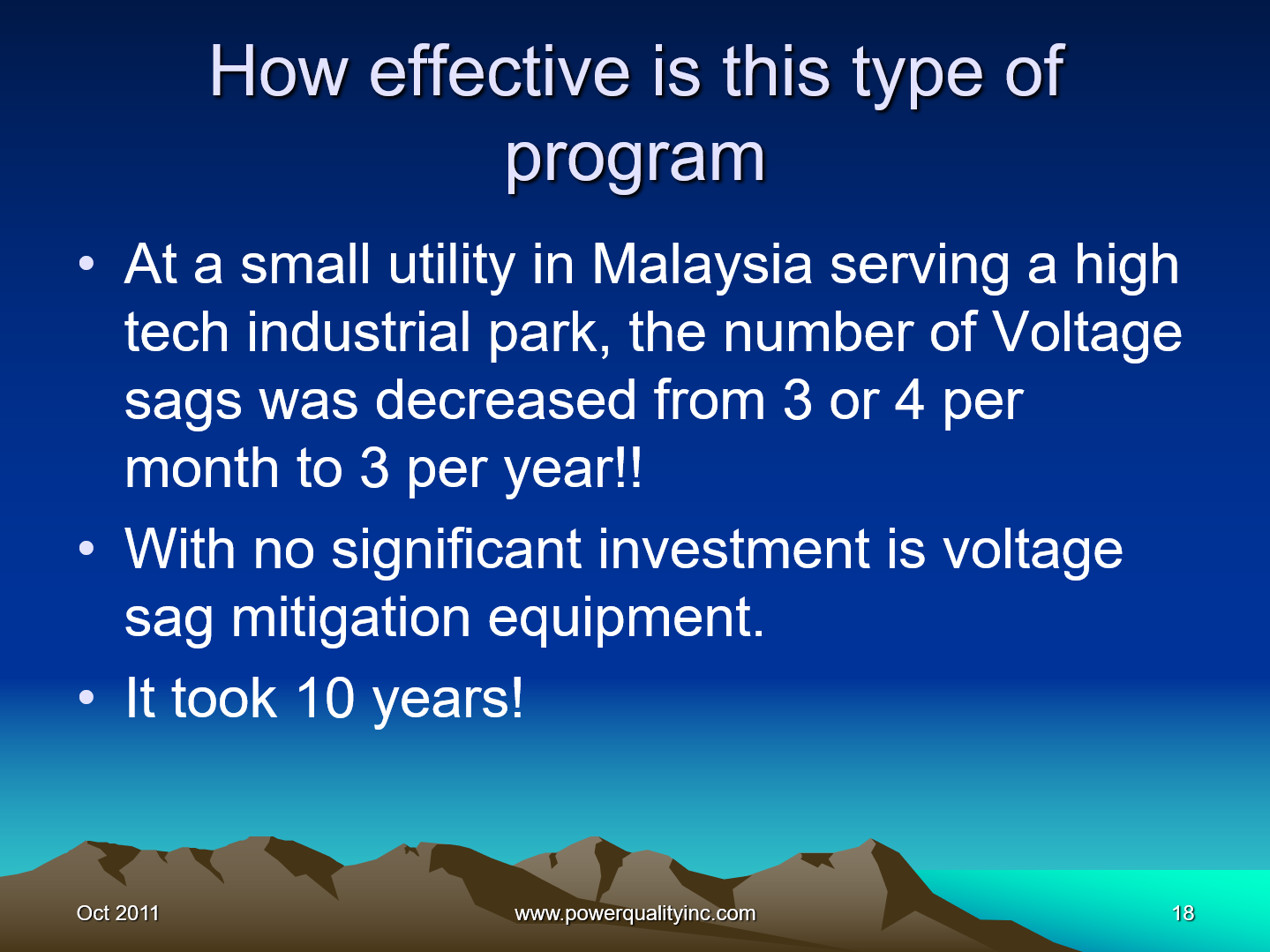 Power Quality the Economic Challenge for Utilities and Users_18