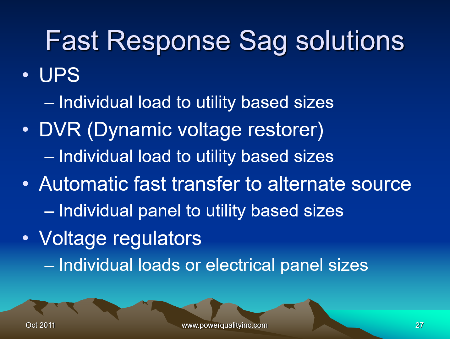 Power Quality the Economic Challenge for Utilities and Users_27