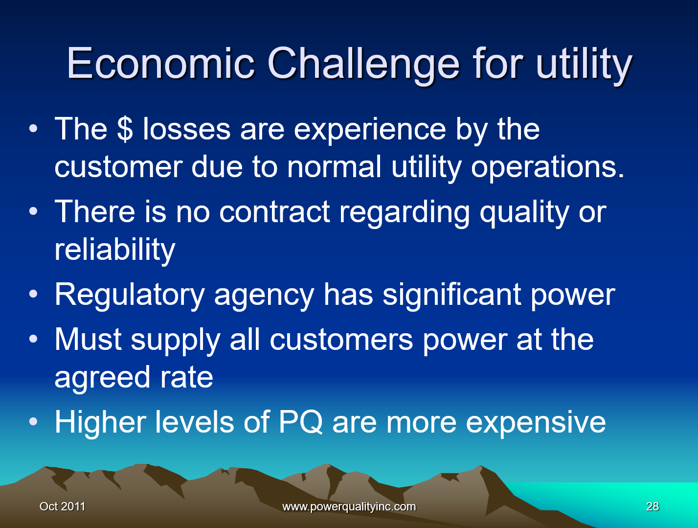 Power Quality the Economic Challenge for Utilities and Users_28
