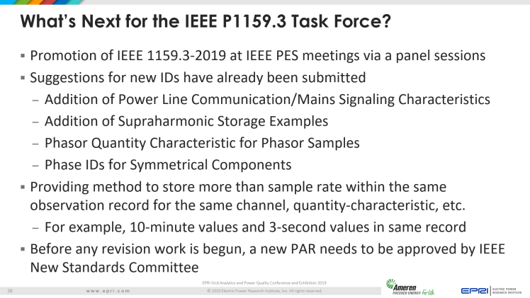 Overview of IEEE Standard 1159.3_28