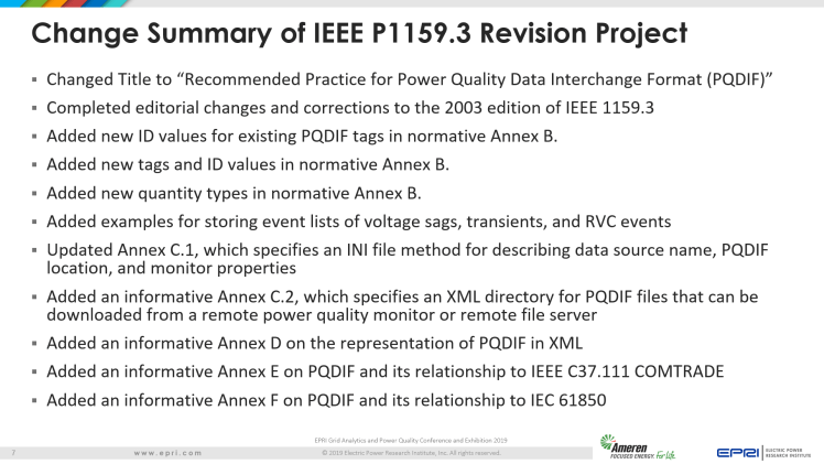 Overview of IEEE Standard 1159.3_7