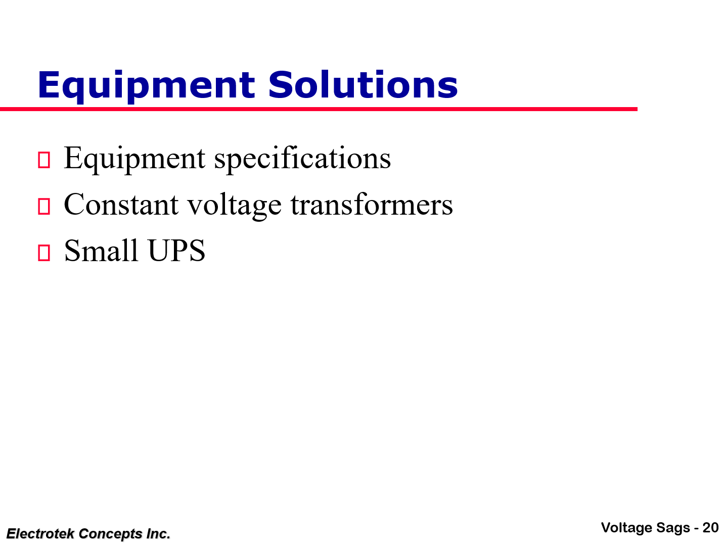 Understanding and Solving Voltage Sag Problems_20
