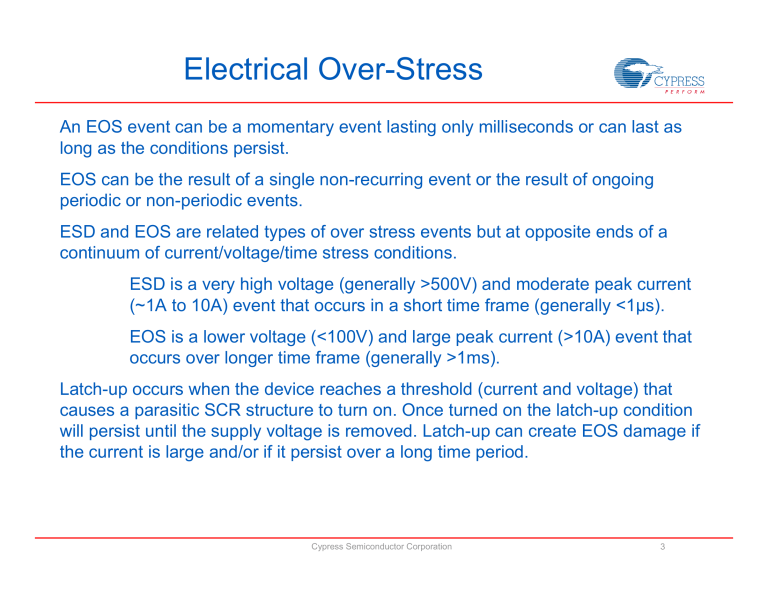 Electrical Over-Stress (EOS) – Power Quality Blog