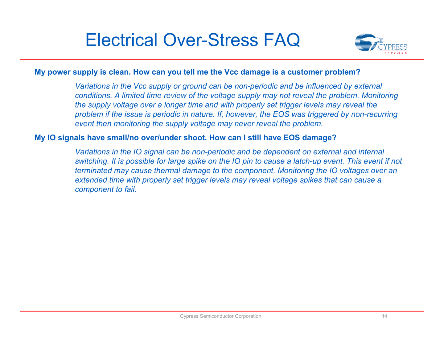 Electrical Over-Stress (EOS) – Power Quality Blog